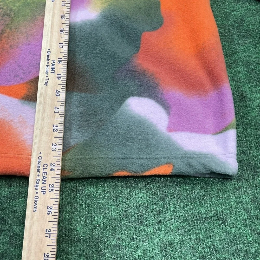 ADIDAS Cozy Fleece‎ Sweatshirt Boys XL Tie Dye Camo 1/4 Zip Pullover Pocket NEW